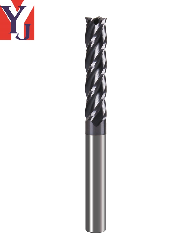 Long Flute Square End Mills - 4 Flutes