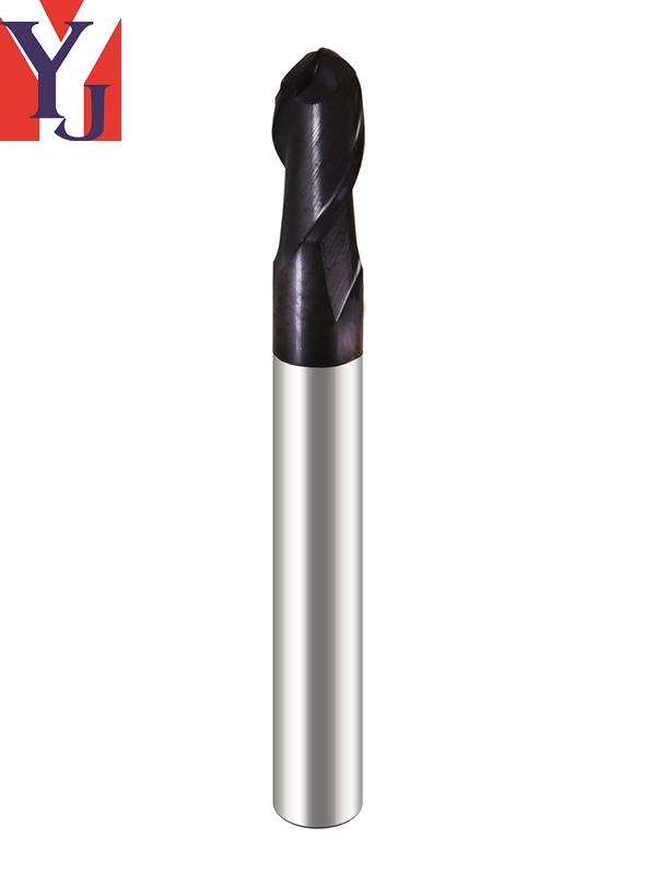 Long Shank Ball Nose End Mills - 2 Flutes