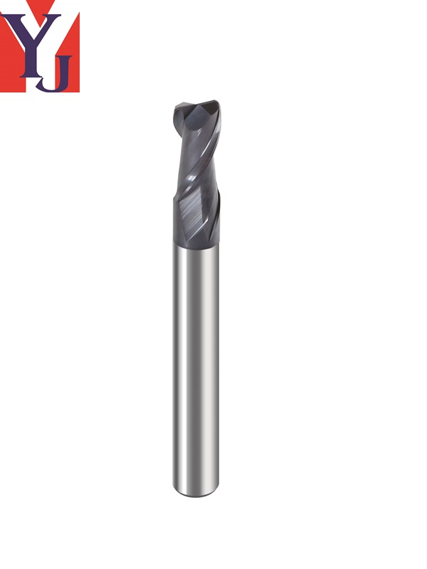 Long Shank Corner Radius End Mills - 2 Flutes