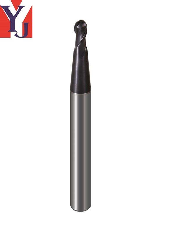 Taper Flute Ball Nose End Mills - 2 Flutes